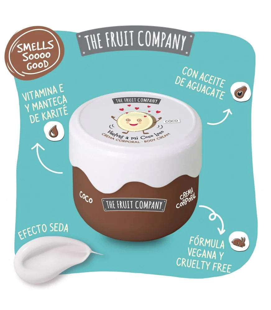 CRÈME CORPS COCO VEGAN -THE FRUIT COMPANY - 200ML