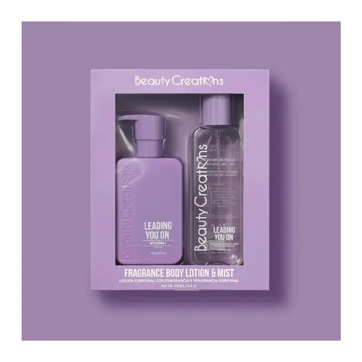 Coffret lotion et brume corps Leading You On -Beauty Creations