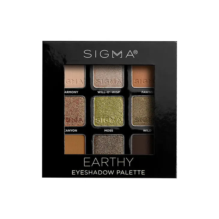 Palette yeux Earthy Sigma Beauty