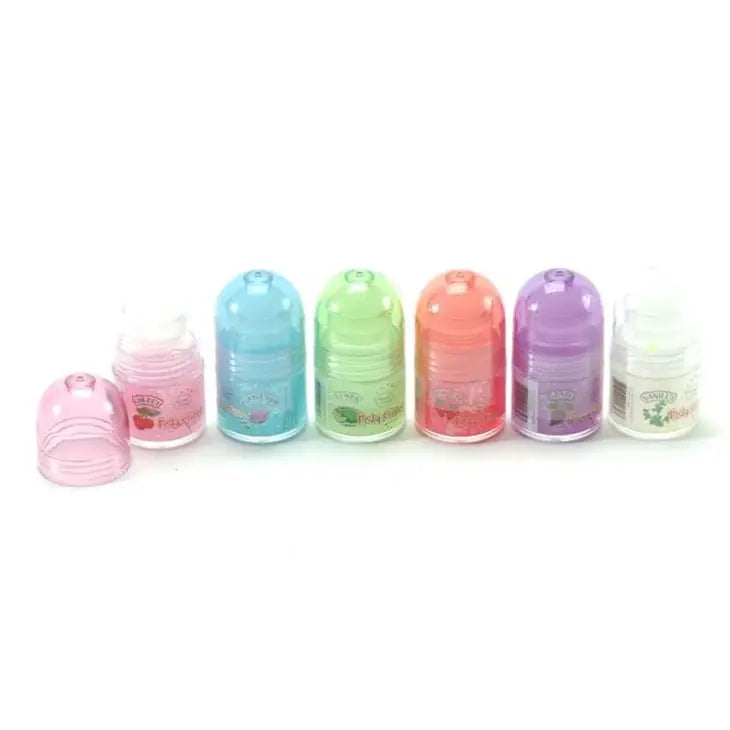 Gel à paillettes roll-on corps et cheveux fruités/ parfumés