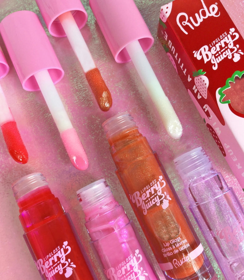 Brillant à lèvres Berry Juicy - Rude Cosmetics