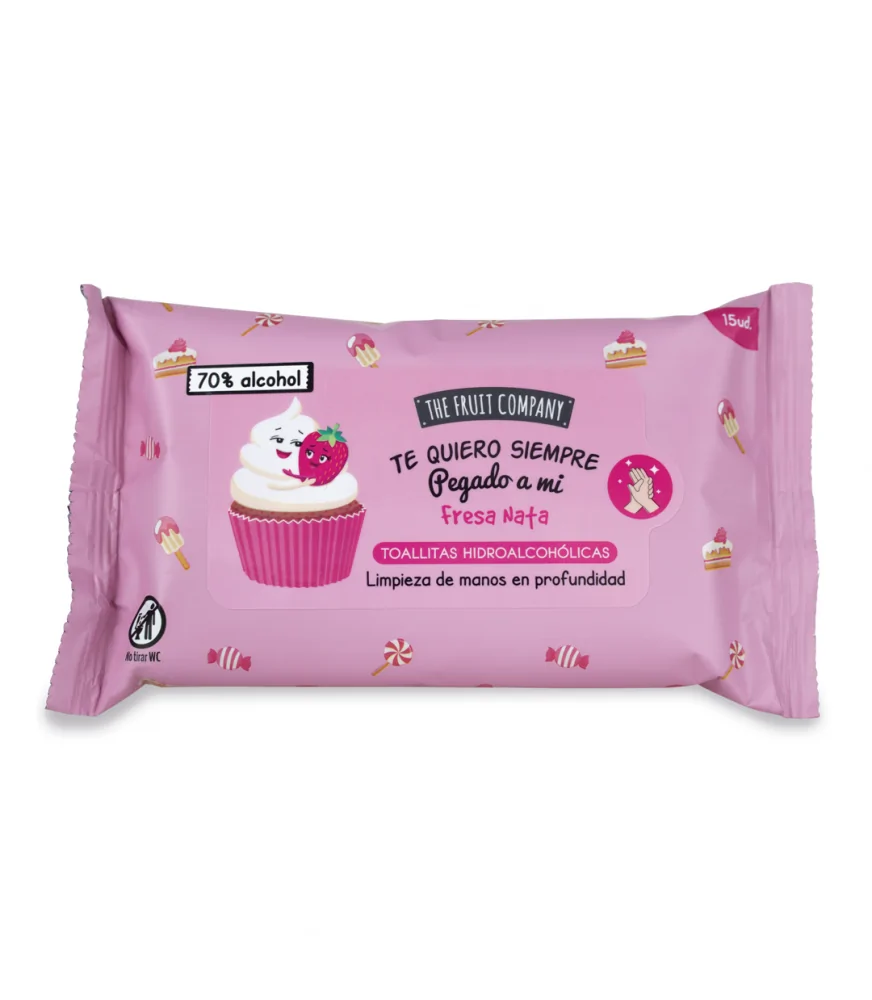 LINGETTES MULTI-USAGE MAINS/VISAGE/WC THE FRUIT COMPANY FRAISE CHANTILLY