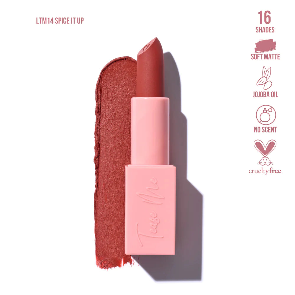 Tease Me Lipstick Soft Matte Beauty Creations