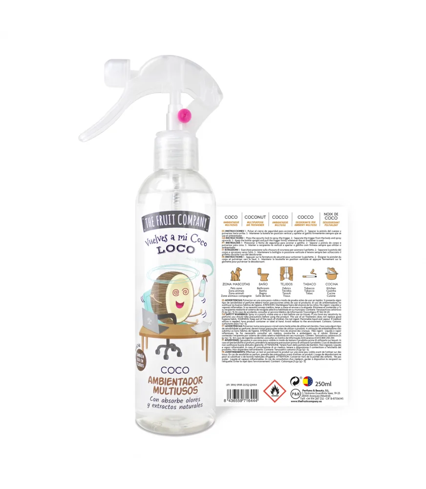 SPRAY DÉSODORISANT LIQUIDE THE FRUIT COMPANY