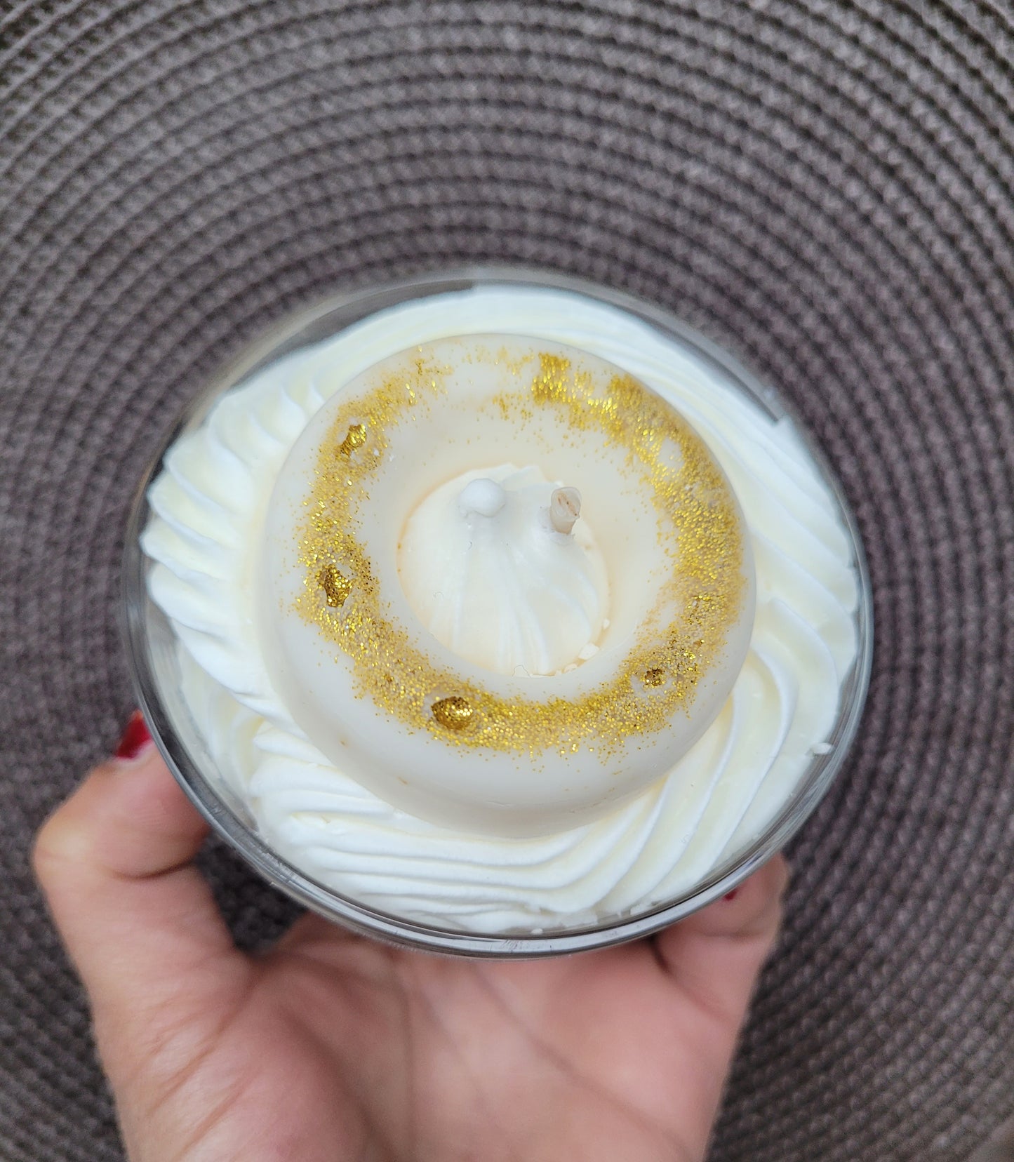 Bougie gourmande Nougat Blanc