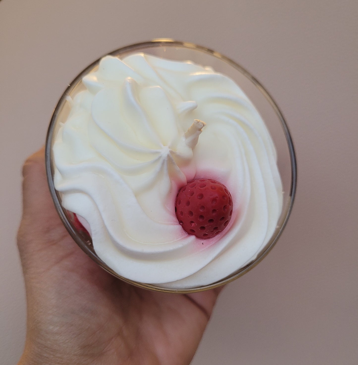 Bougie gourmande Fraise des Bois