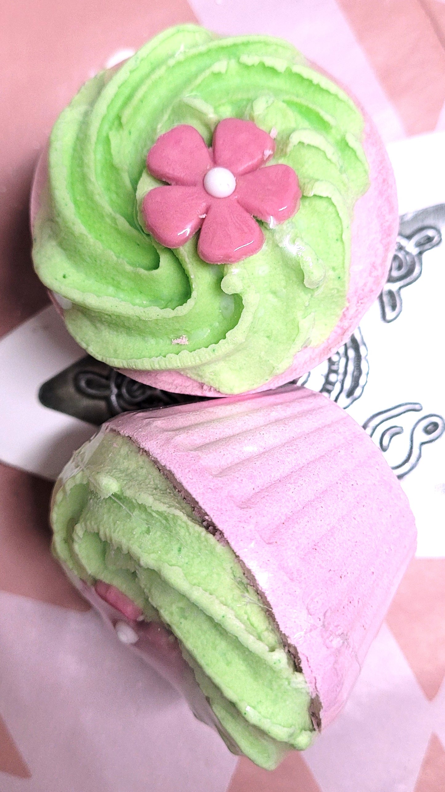 Fondant de bombe délice de fraise
