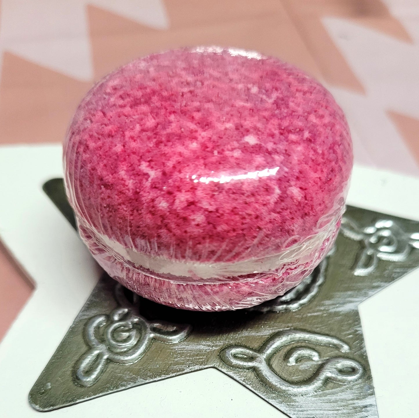 Bombe de bain Macaron Cranberry