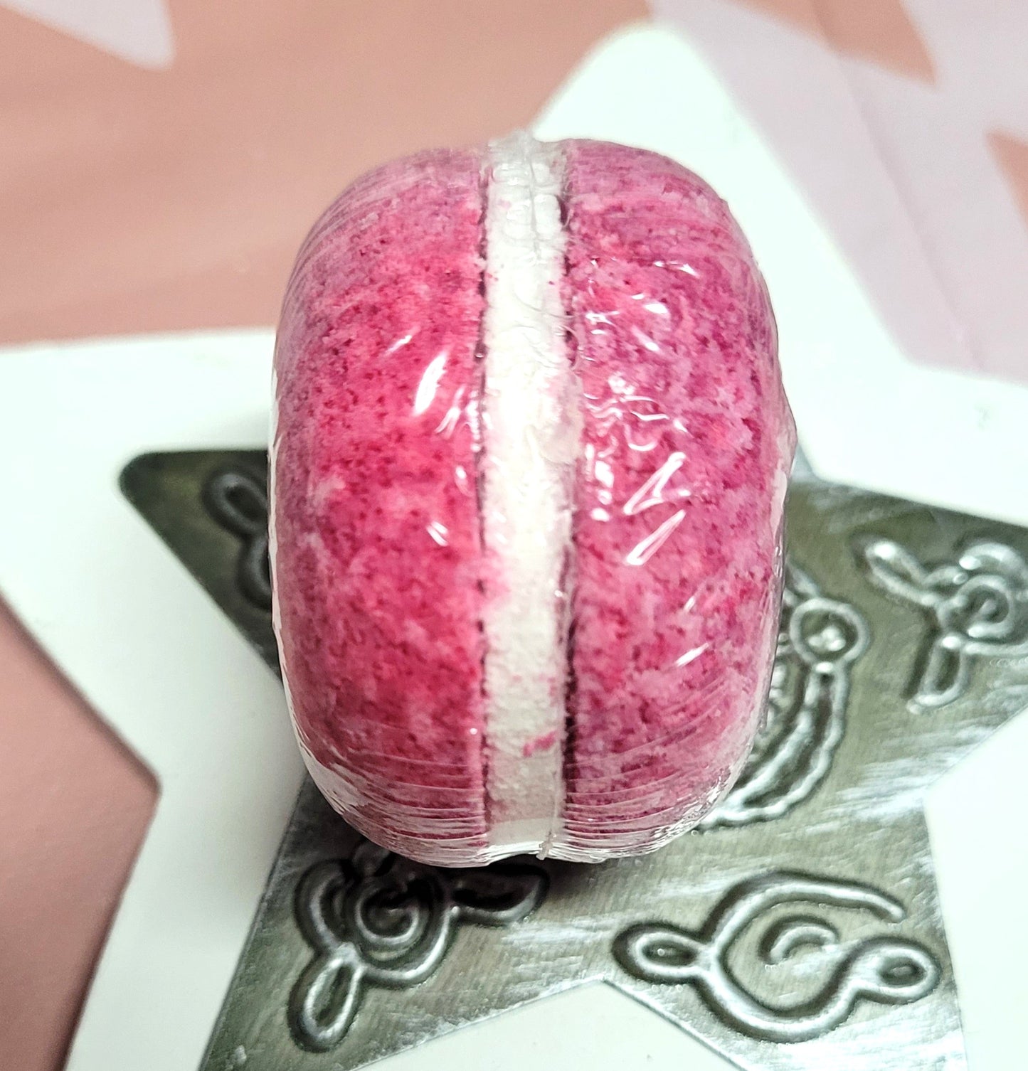 Bombe de bain Macaron Cranberry
