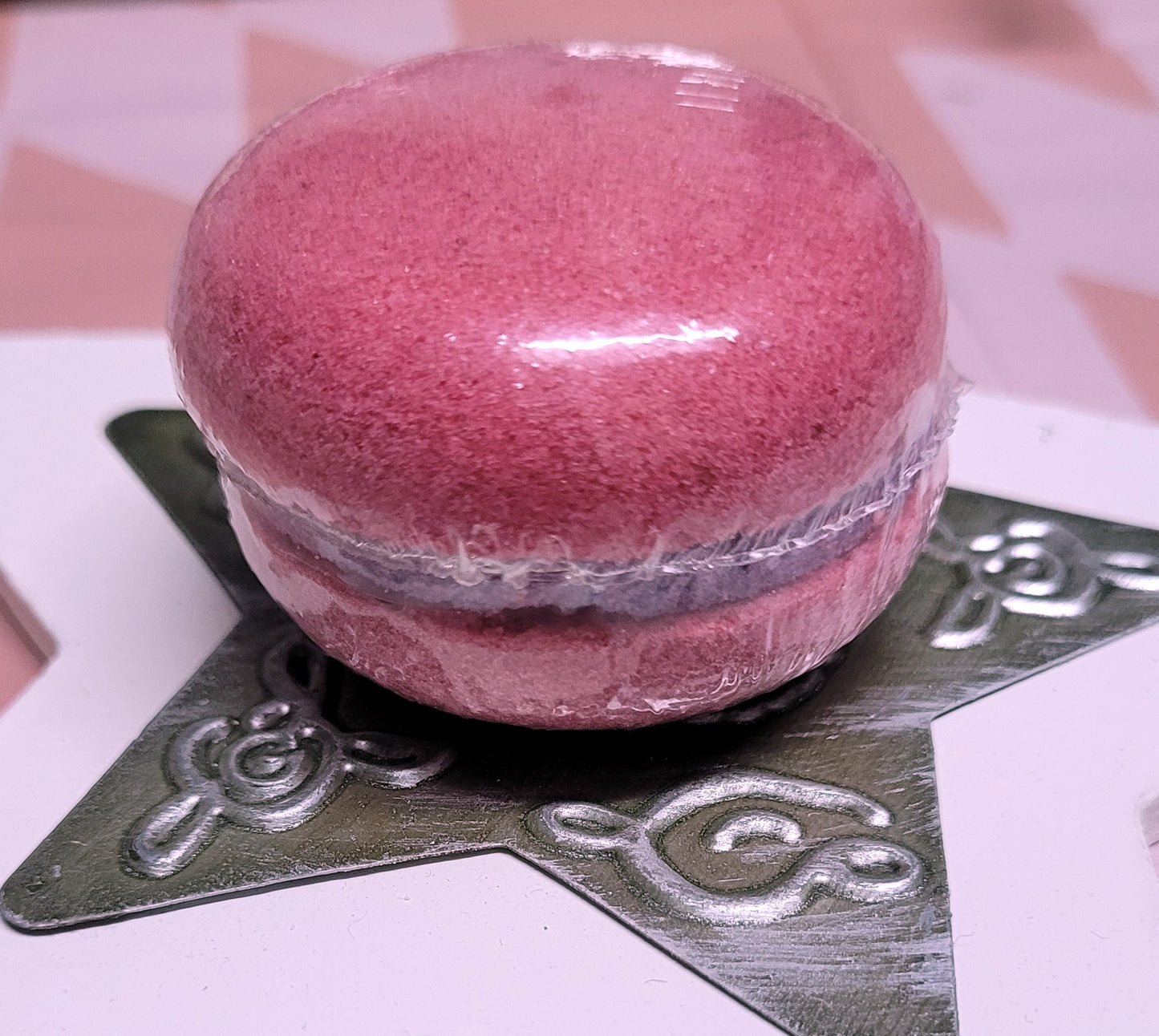 Bombe de bain Macaron Cassis