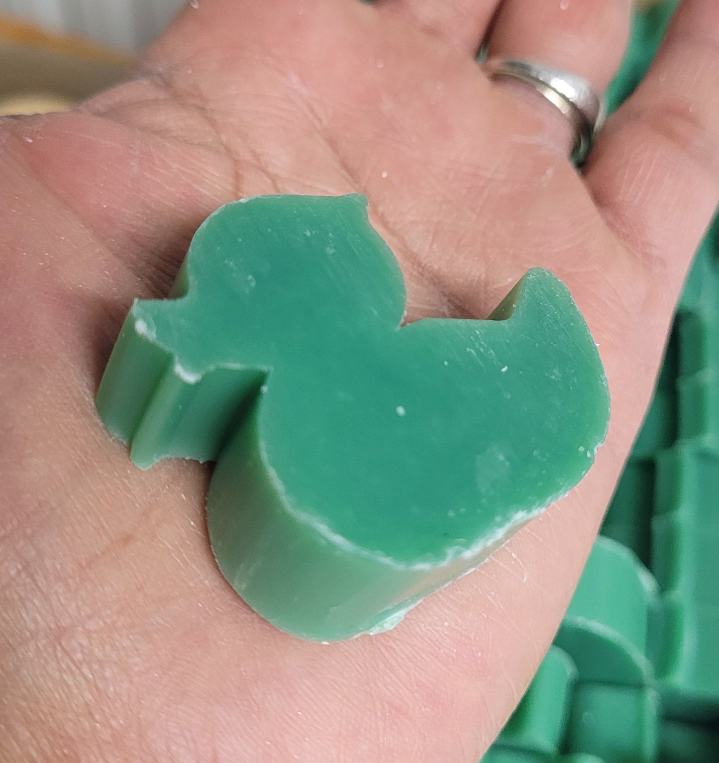 Petit savon canard vert - Figue