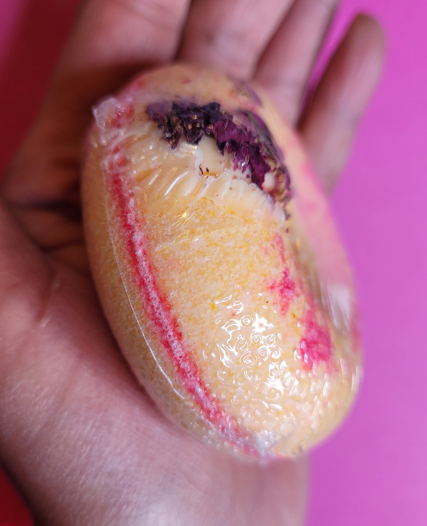 Bombe de bain Donut Scottish raspberry Rose