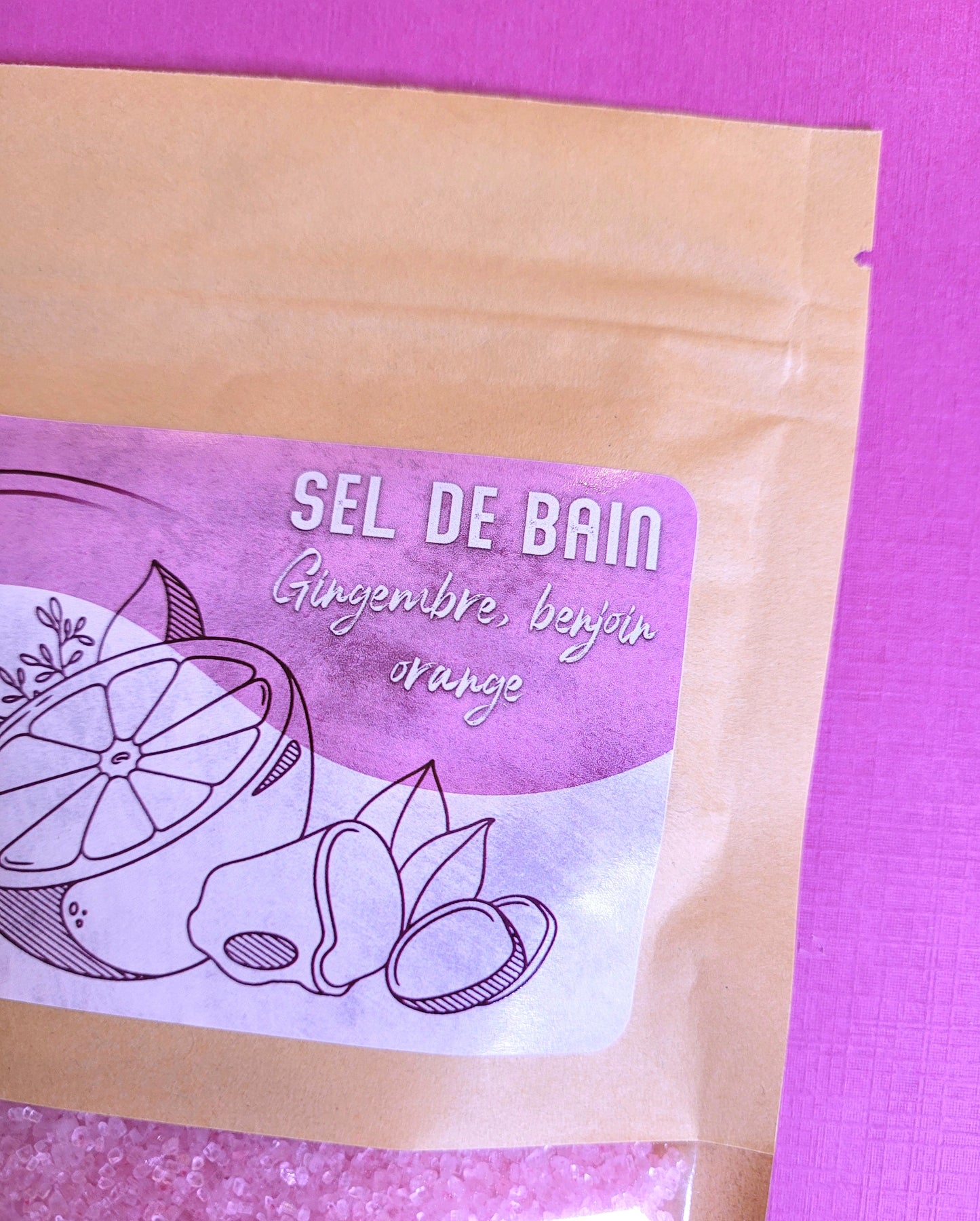 Sels de bain Rose calmants et tonifiants