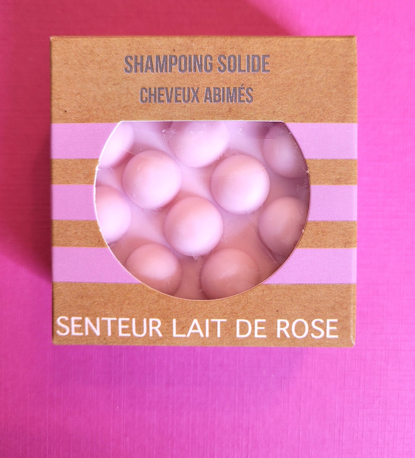 Shampoing solide avec picots - cheveux abimés