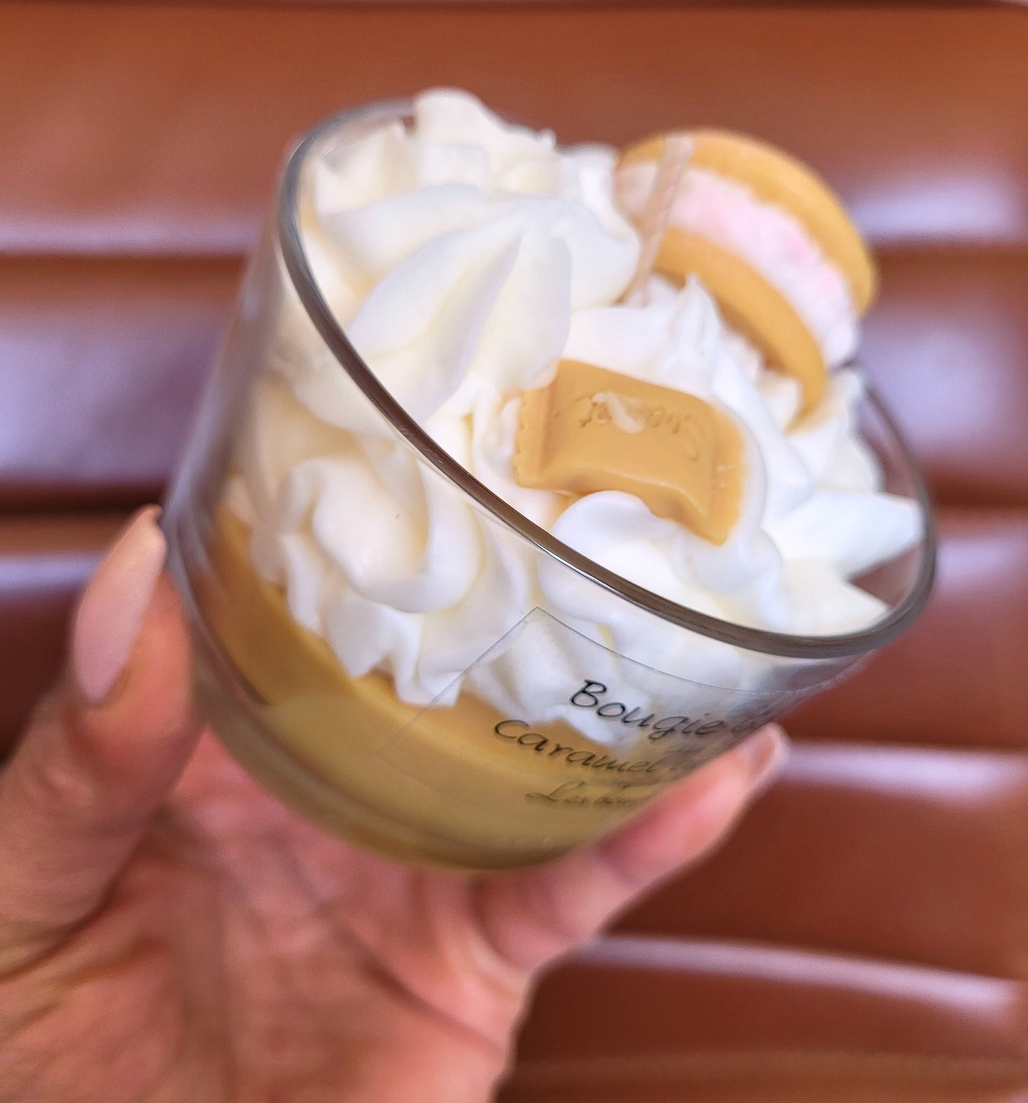 Bougie gourmande caramel au beurre salé