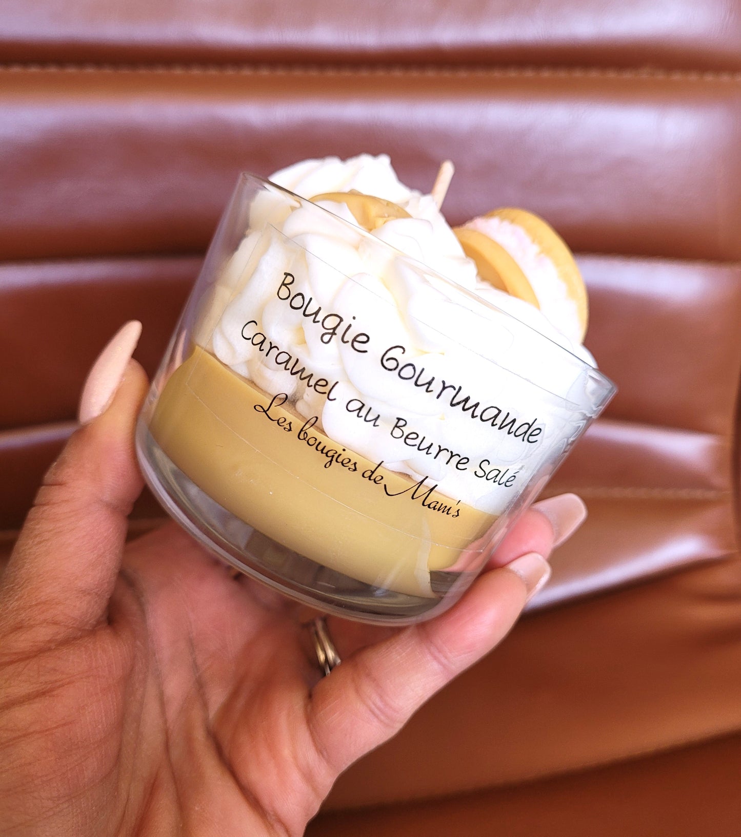 Bougie gourmande caramel au beurre salé
