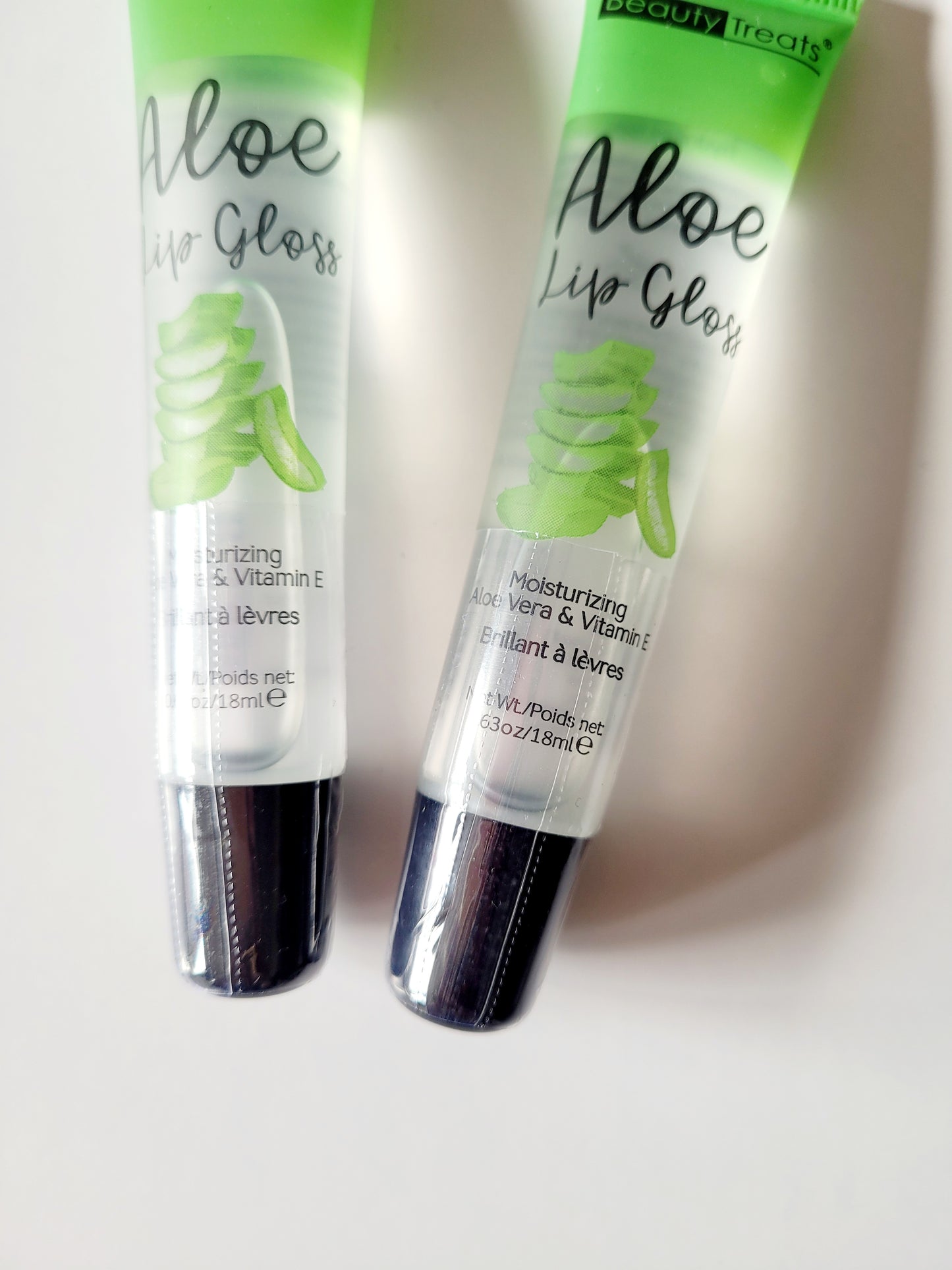 Gloss lèvres brillant à l'aloe vera et Vitamine E
