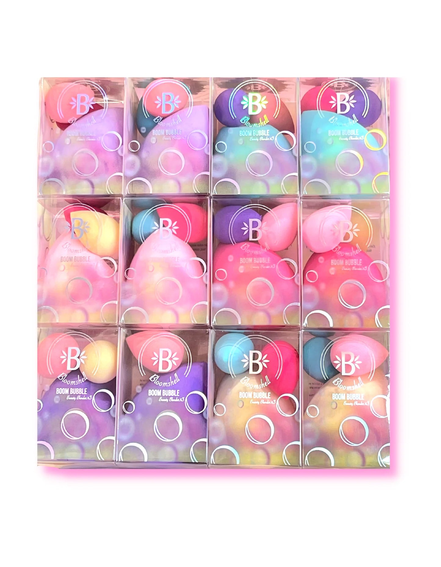 Lot 3 éponges Bloomshell Boom Bubble