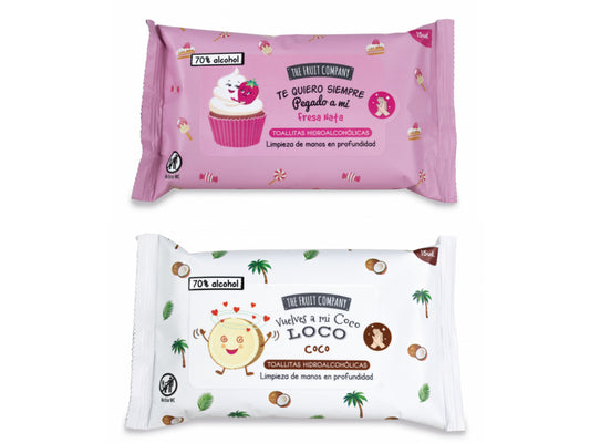 LINGETTES MULTI-USAGE MAINS/VISAGE/WC THE FRUIT COMPANY FRAISE CHANTILLY