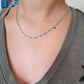 COLLIER PERLA TURQUOISE GOLD