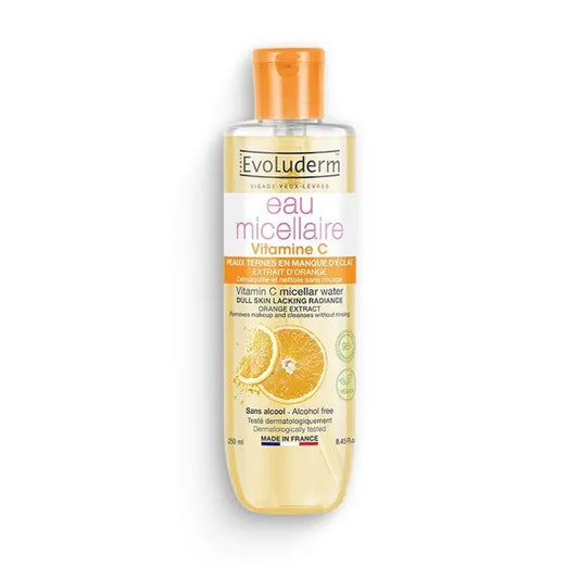 Eau Micellaire Démaquillante Vitamine C - Evoluderm