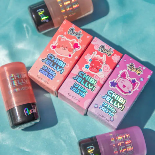 Gelée Blush et lèvres / Chibi Jelly Lip Stain -Rude Cosmetics