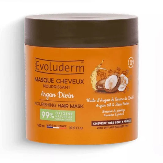 Masque Cheveux Nourrissant Argan Divin -Evoluderm