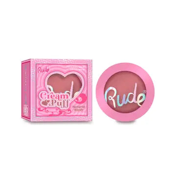 Fard à joues naturel longue durée Cream Puff Smooth -Rude Cosmetics