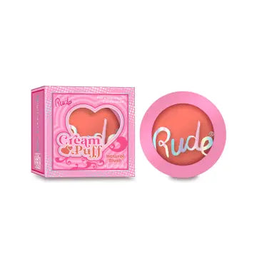 Fard à joues naturel longue durée Cream Puff Smooth -Rude Cosmetics