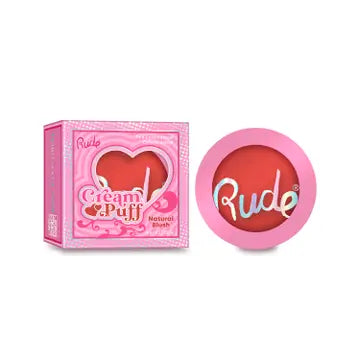 Fard à joues naturel longue durée Cream Puff Smooth -Rude Cosmetics