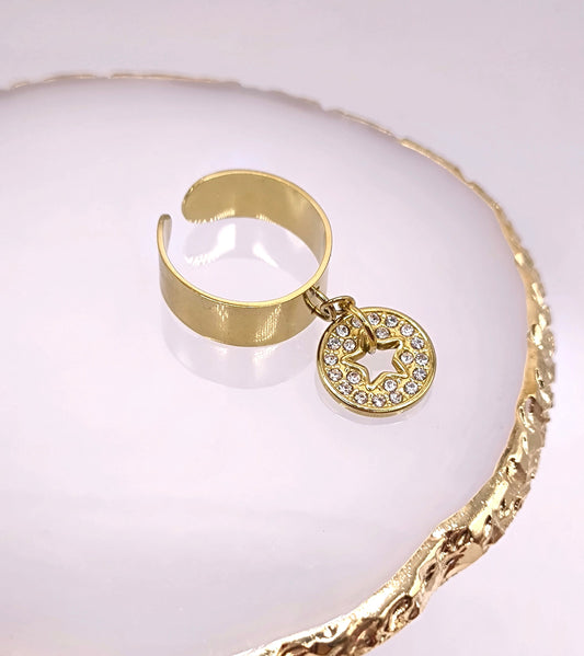 BAGUE STARRY GOLD