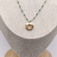 COLLIER PERLA STAR GOLD TURQUOISE