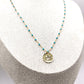 COLLIER PERLA STAR GOLD TURQUOISE