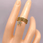 BAGUE ETOILE STRASS GOLD