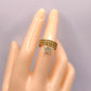 BAGUE ETOILE STRASS GOLD