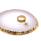 BAGUE ETOILE STRASS GOLD