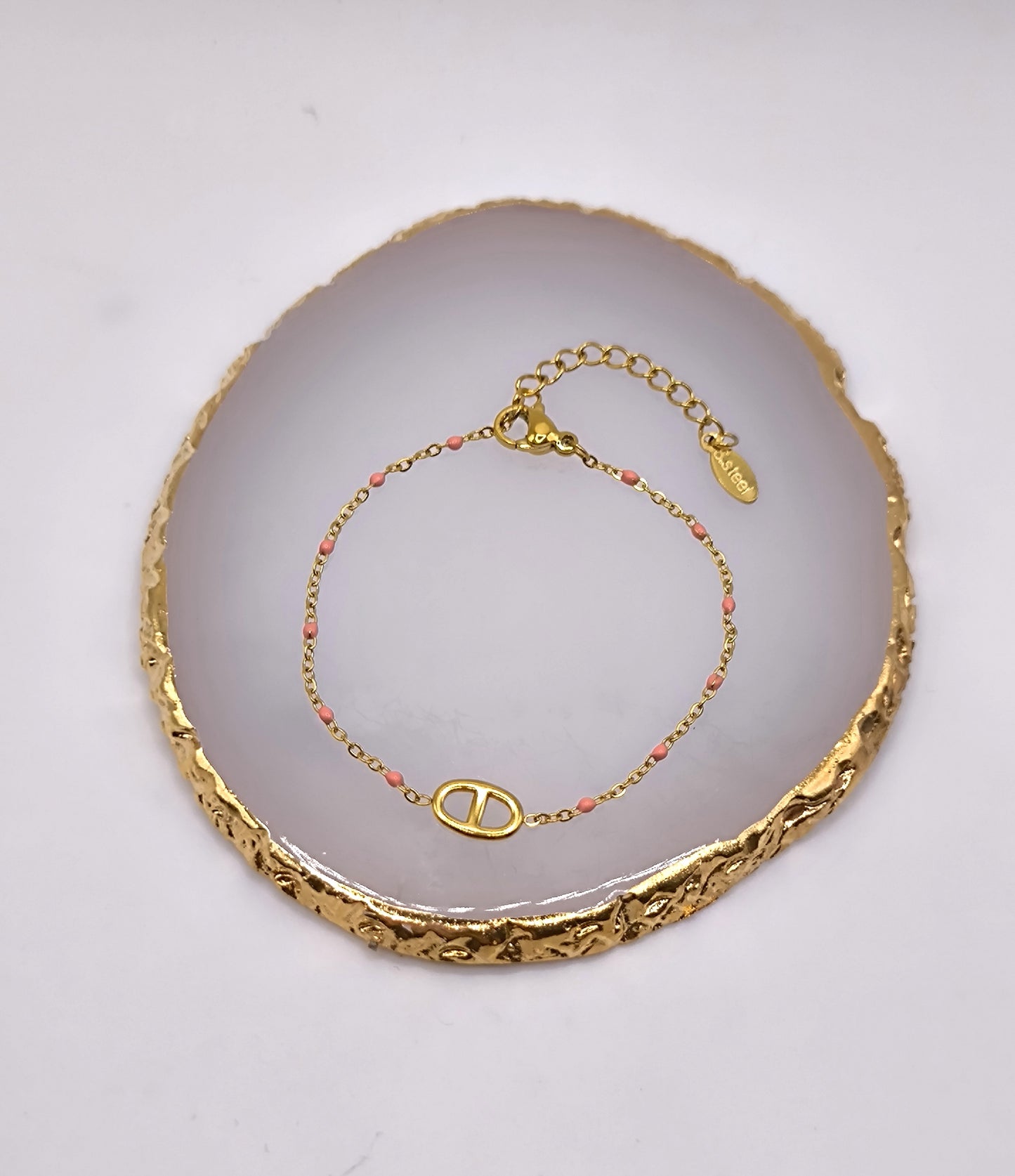 BRACELET PERLA CORAIL GOLD