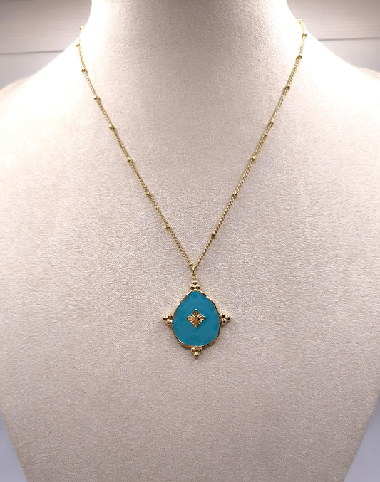 COLLIER CHRISTELLE TURQUOISE