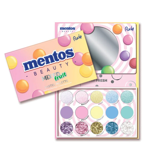 Palette Mentos Mixed Fruit Pastel Rude Cosmetics