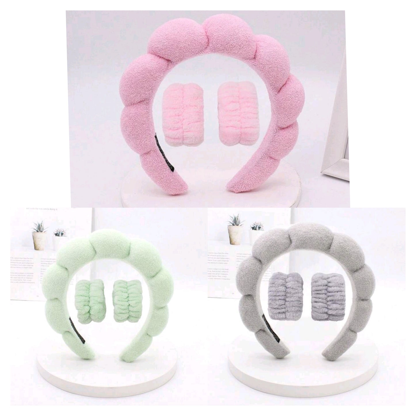 Bandeau cheveux et poignets