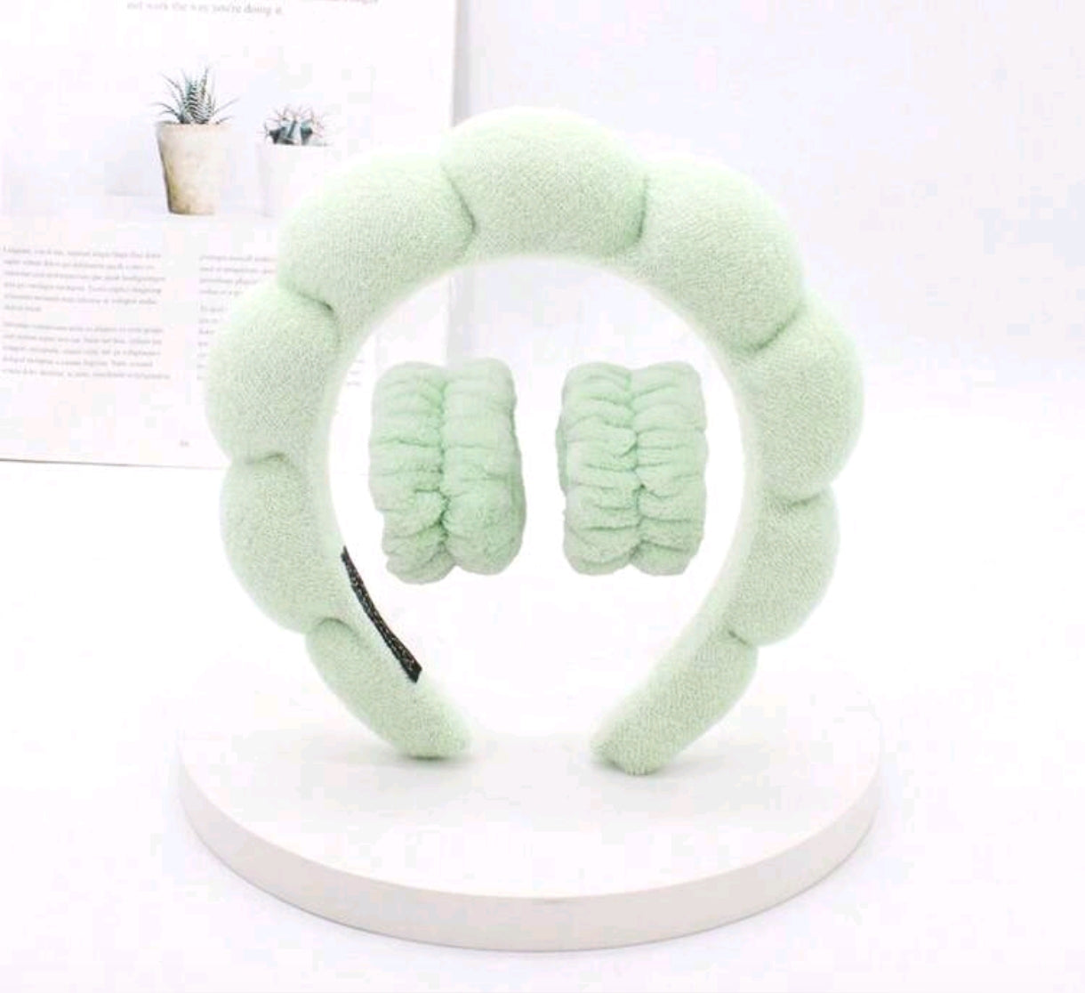 Bandeau cheveux et poignets