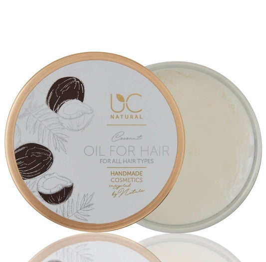 Huile de noix de coco raffinée pour cheveux UC Natural