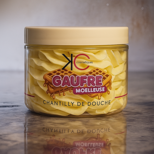 CHANTILLY DE DOUCHE GAUFRE MOELLEUSE