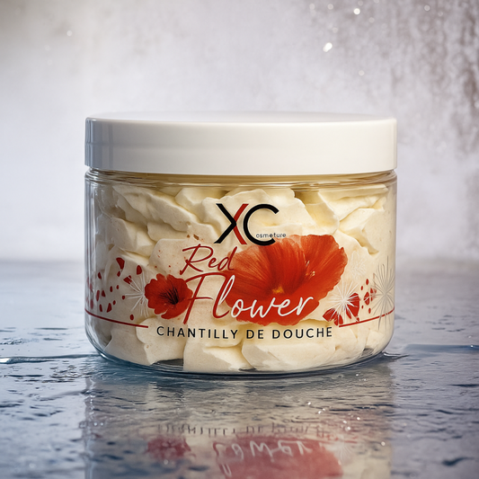 CHANTILLY DE DOUCHE RED FLOWER