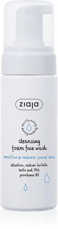 Mousse nettoyante pour peaux sensibles et rougies- Ziaja