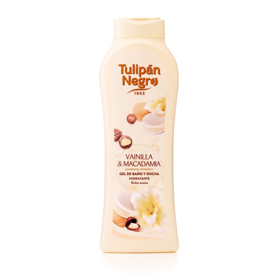 GEL DE BAIN ET DOUCHE VANILLE MACADAMIA 650ML- TULIPAN NEGRO