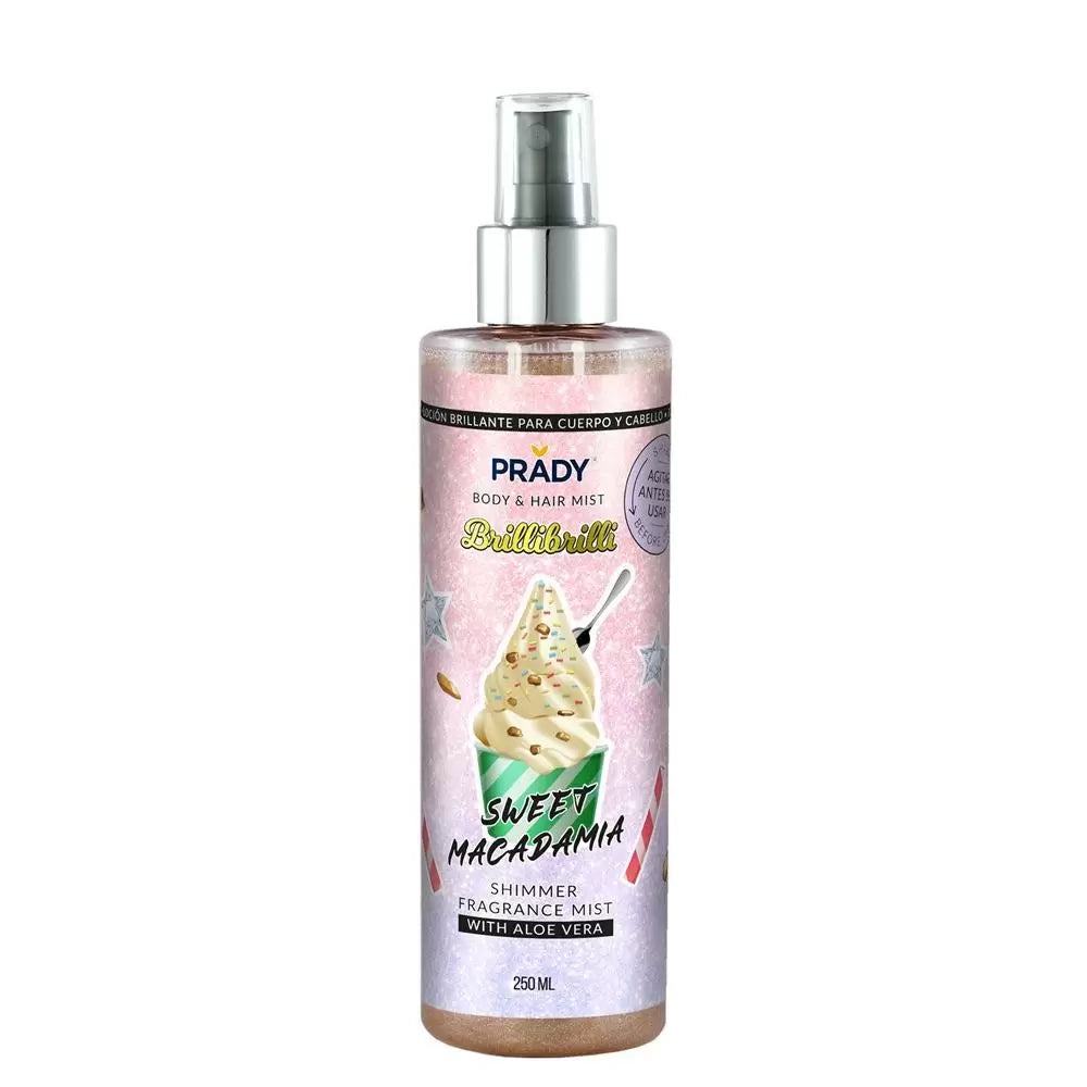 BRUME SCINTILLANTE CORPS ET CHEVEUX SWEET MACADAMIA