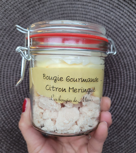 Bougie gourmande Citron Meringué