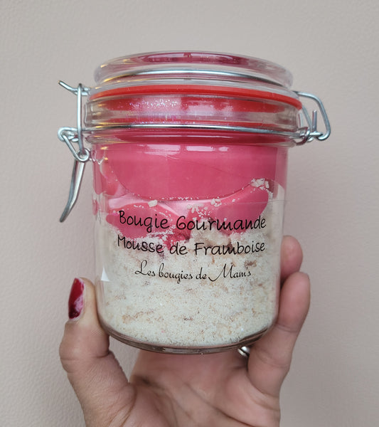 Bougie gourmande Mousse de Framboise