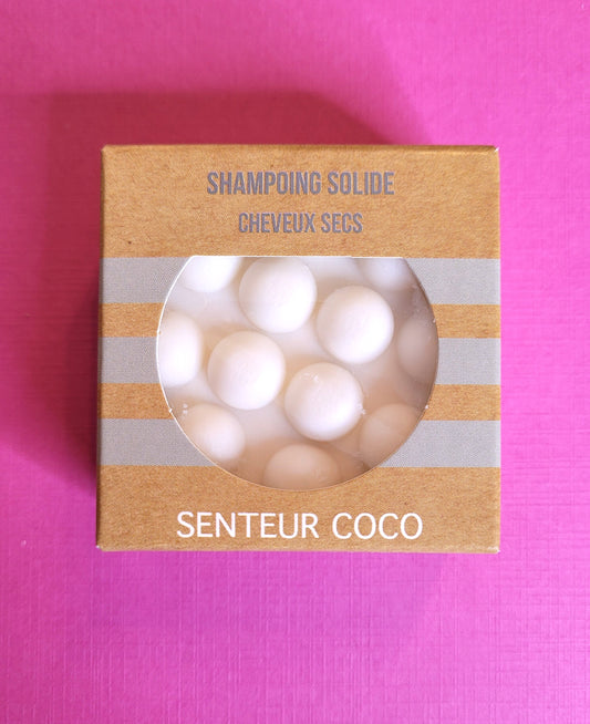 Shampoing solide avec picots cheveux secs - Coco